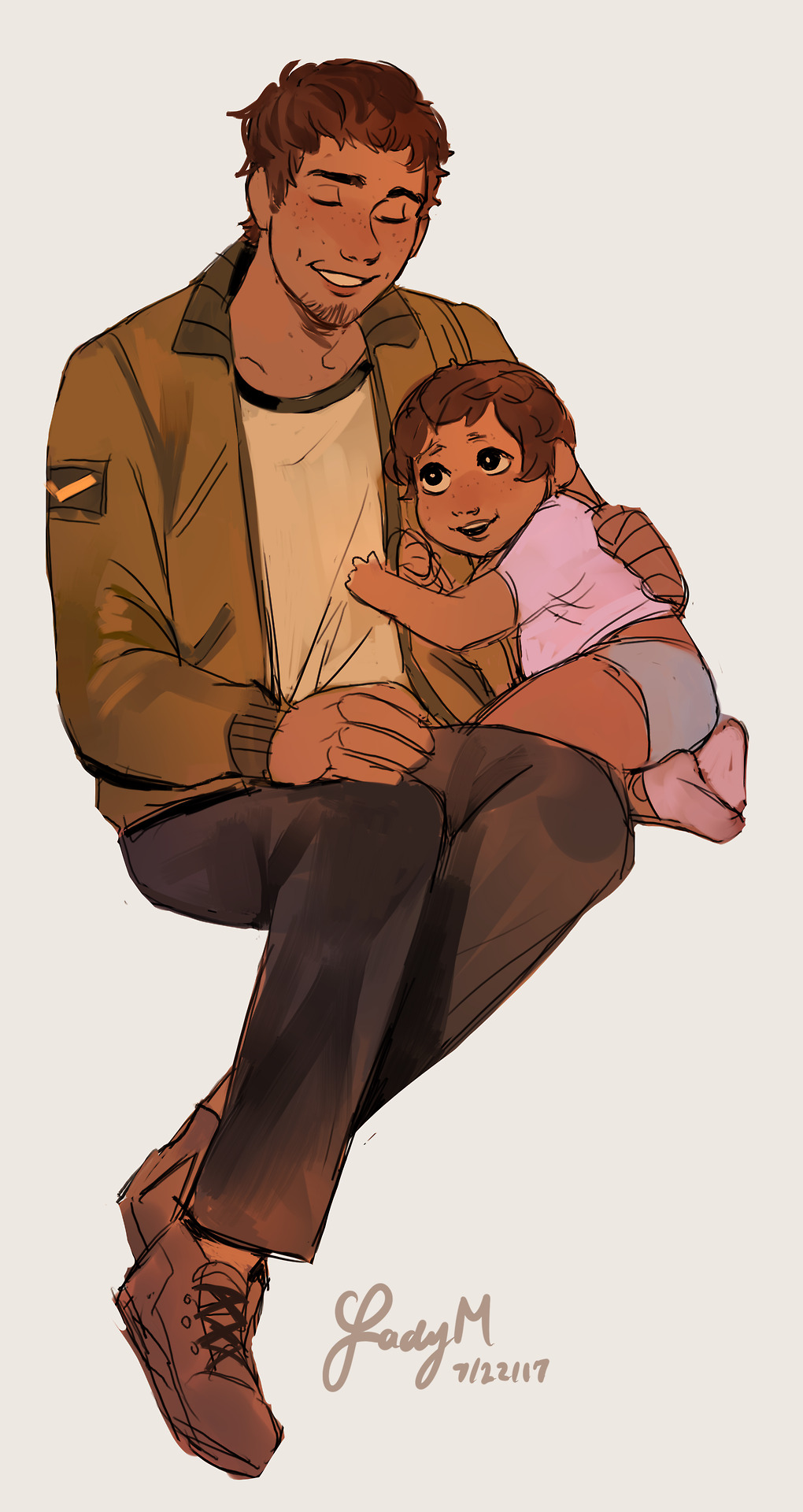 ladymeowsith:  Baby Amanda + my take on the late wife/husband, Alex ♡