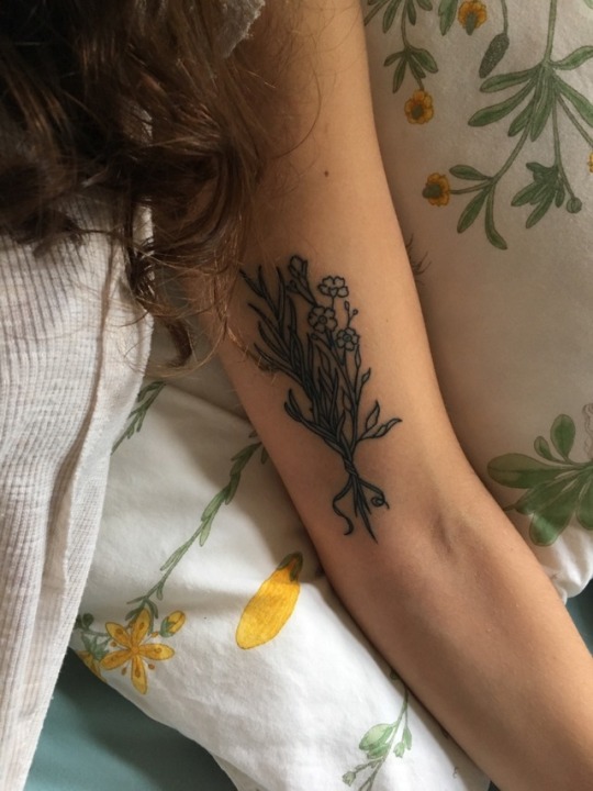 botanical tattoo on Tumblr