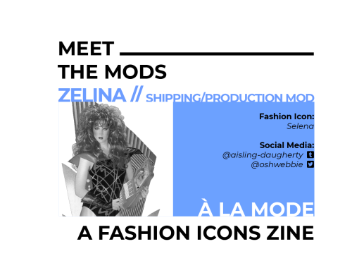 ZELINA (SHE/HER)  / 31 / USA / FASHION ICON - SELENA-By day, a library employee, by night&h