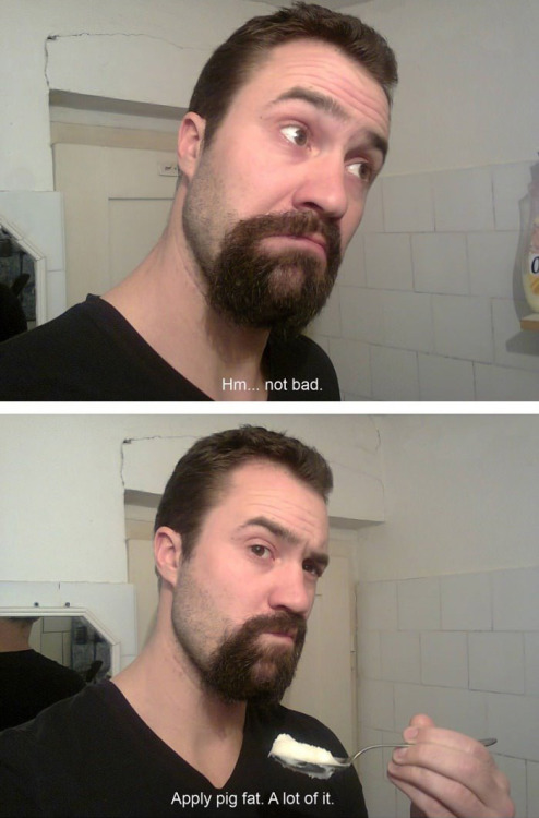 ryanvoid: interstellardiamond: couchnap: girldwarf: heyfunniest: How to grow a man beard. he h
