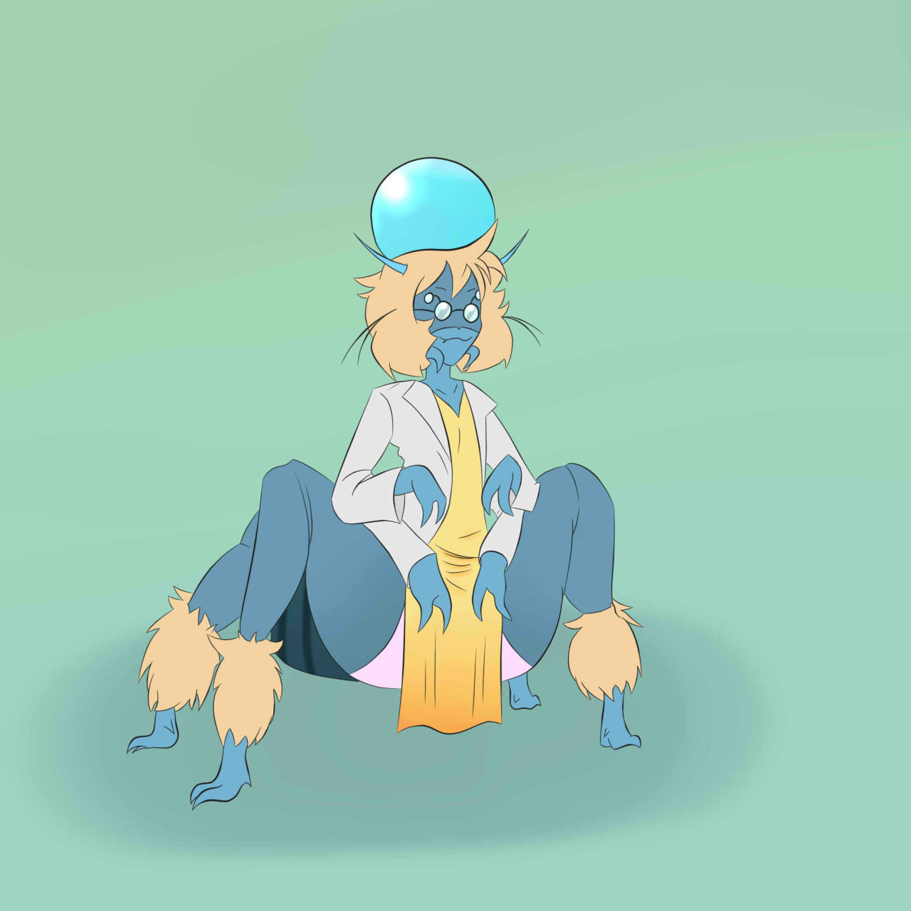 sweetstrokesart:  a little quick drawing of @plagueofgripes spider girl Saledi. Disregard
