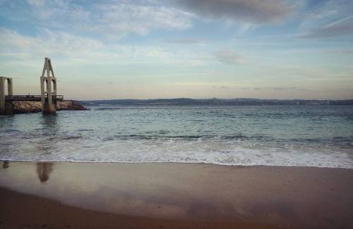 #sanamaro #playa #sunset #coruña #galicia #españa #otoño