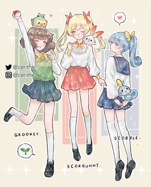 pokémon girls!I-I blame the misspell on google ;u;