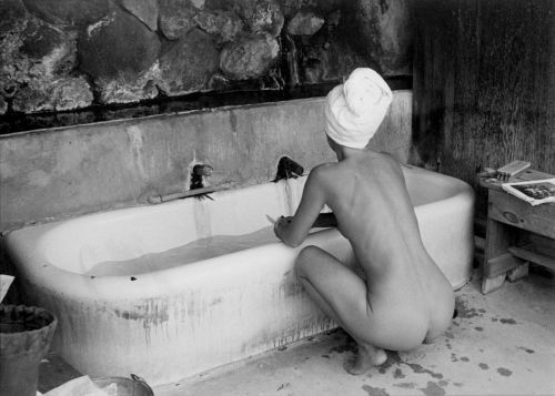 ffhum: Ellen Auerbach. Sulphur Bath. Big Sur, California. 1948