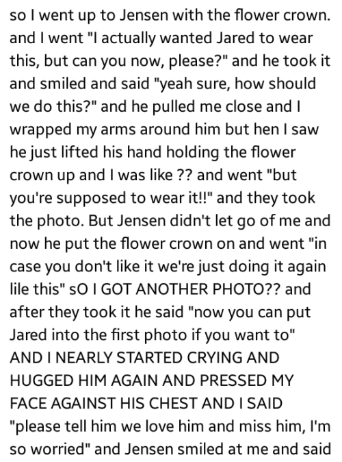 darlingjared:SO THIS JUST HAPPENED IN MY JENSEN PHOTO OP