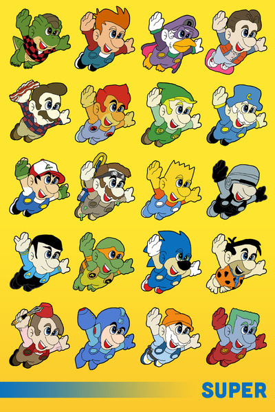 insanelygaming:  Super Prints available on Society6 Created by Josh Ln