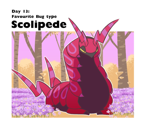 PokeDecember Day 13: Favourite Bug typeScolipedeCentipede pony just vibin’