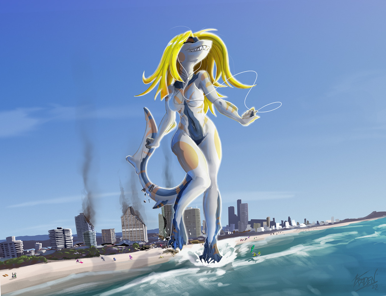 Furry Shark Ass