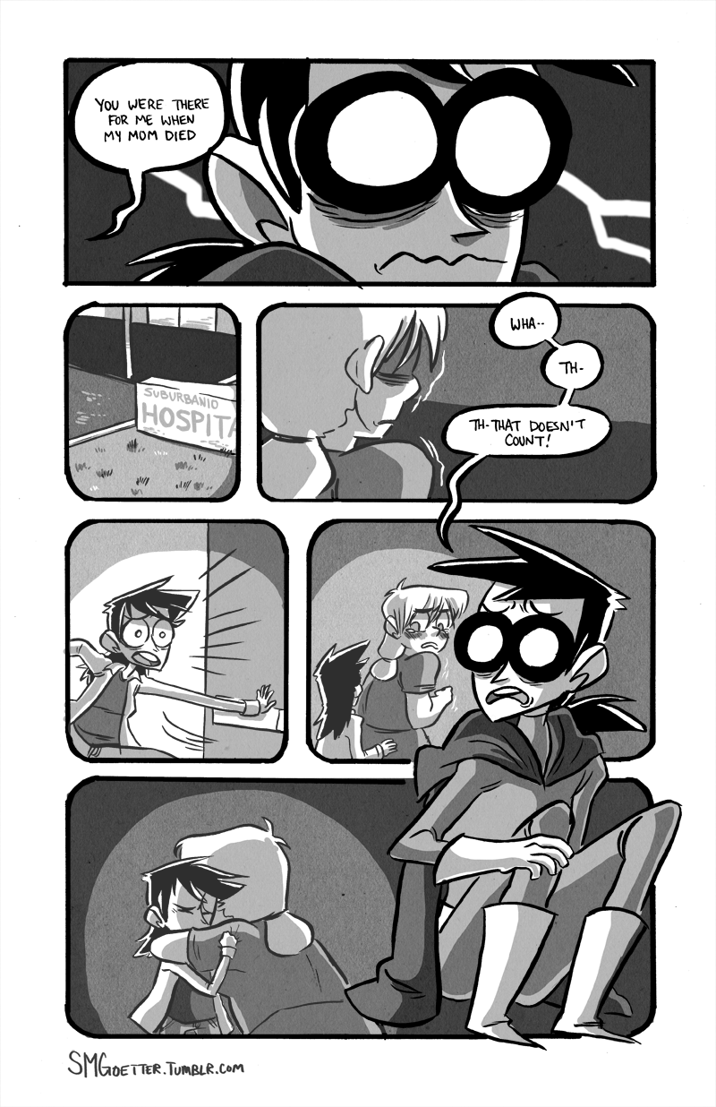 smgoetter:  “Just A Sidekick” I drew this back in 2015 for the Oath anthology!