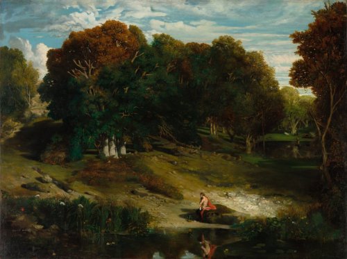 In the Forest, Célestin François Nanteuil , 1841, Cleveland Museum of Art: Modern Euro