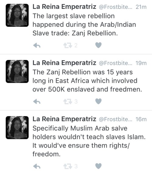 takeoffthebluess: therealstarfire: Let’s talk about the Arab/Trans Indian Ocean Slave Trade be