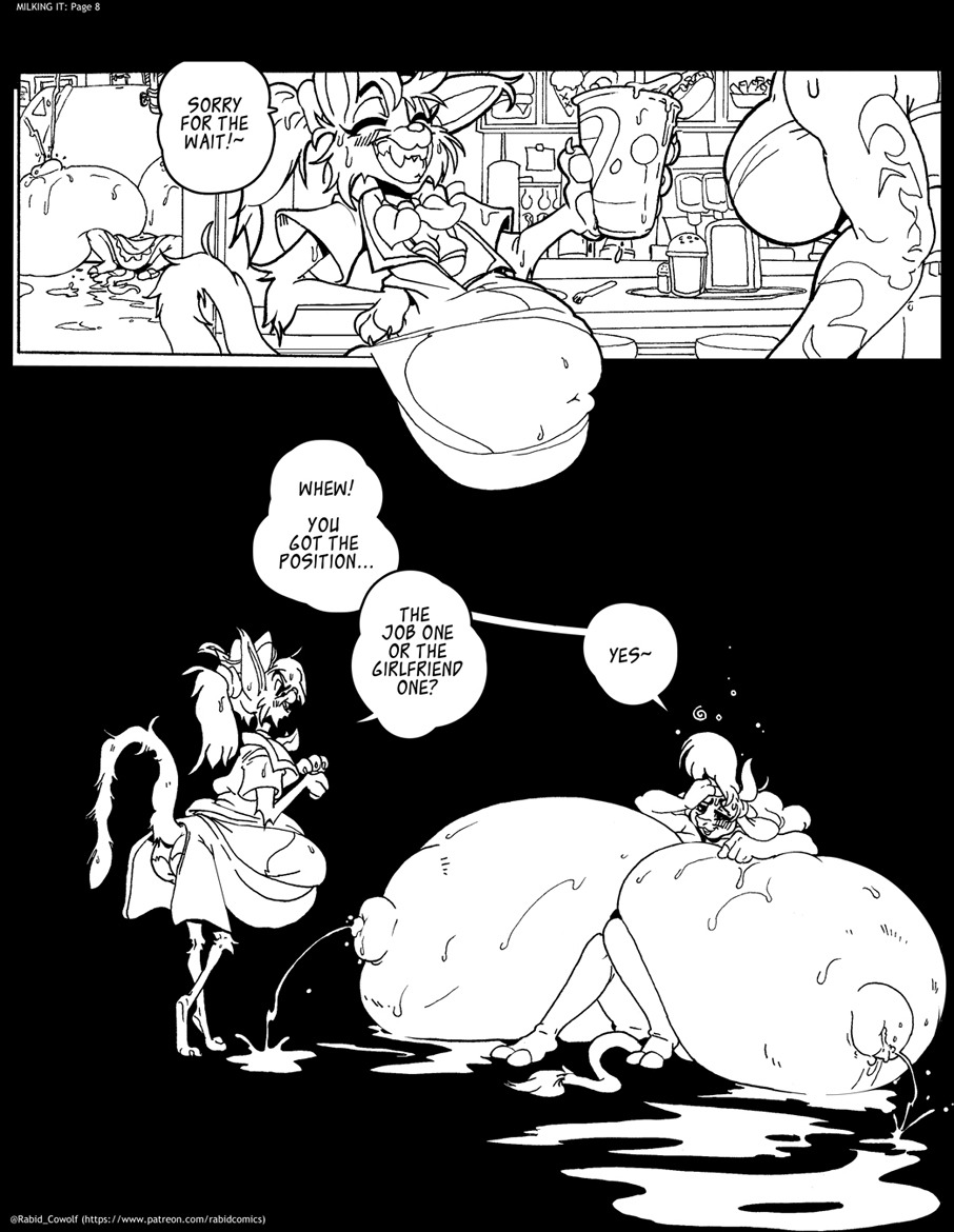 rabidcowolf: MILKING IT (A Patreon funded comic) Consider checking out my patreon