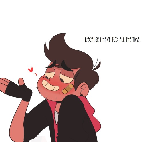 fullysketch:  More Badboy!Marco/Princess!Star AU because reasons. Starco edition on request! He’s a mess. Based on this message someone sent me! Thanks, dahling!   Plot twist: I’m the fellow trash who sent that message. @fullysketch. I’m glad