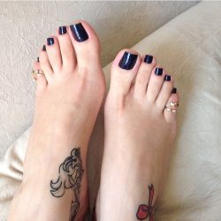 cute girls with amazing toe rings and cute