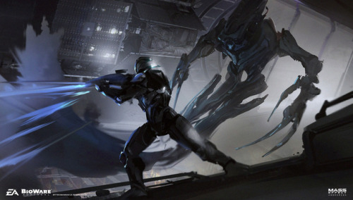 benlo0:  Concept art done for Mass Effect Andromeda - Early alien exploration sketches