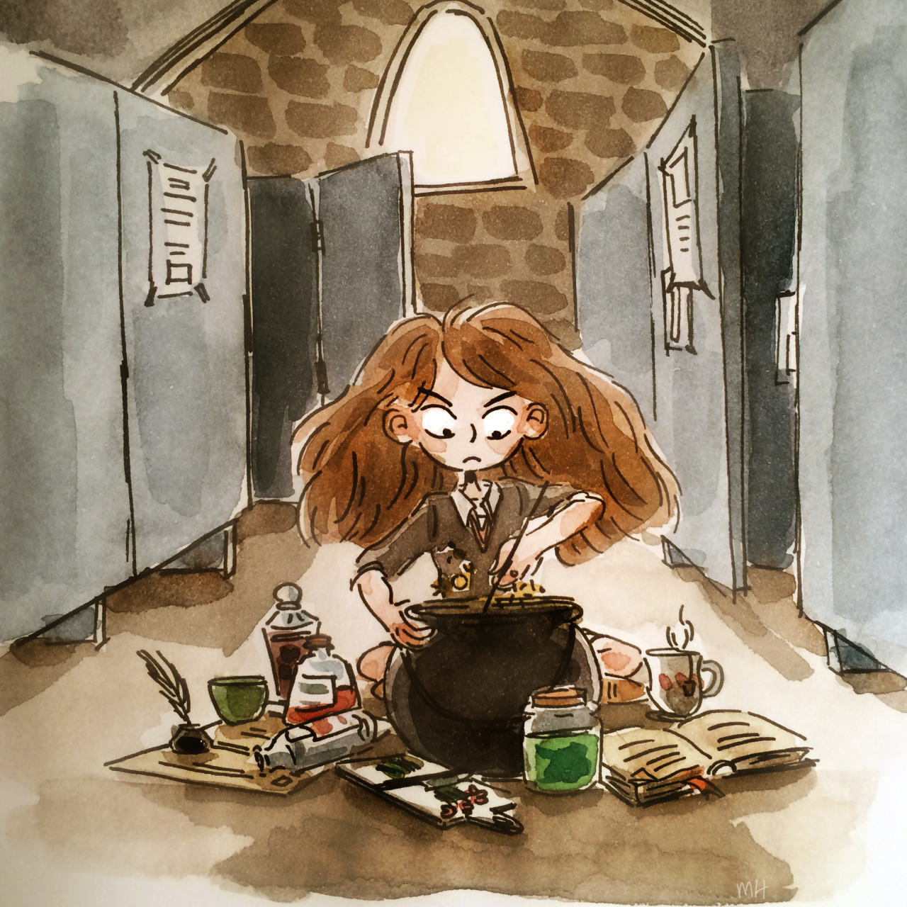 michellehiraishi:  Harry Potter inktobers! 