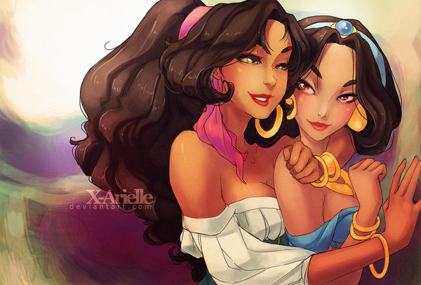 liquorinthefront:  These are so great! How awesome would a queer Disney movie be?!