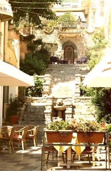 Stairway, Sicily, Italy