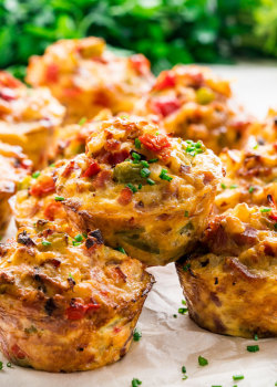 foodffs:  Leftover Ham and Cheese Breakfast MuffinsFollow for recipesGet your FoodFfs stuff here