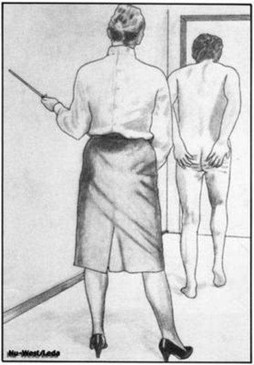 spankee57: Strenge Damen, Gouvernanten, Tanten und immer auf den Nackten