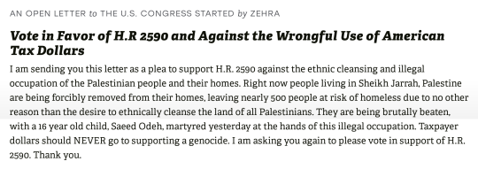 kingdomforahorse:howelljenkins:howelljenkins:hello everyone! if you live in the united states, we have until the 25th of may to protest the biden administration’s arms deal with isr4el by contacting our senators (call, email, etc.)! it’s as easy as