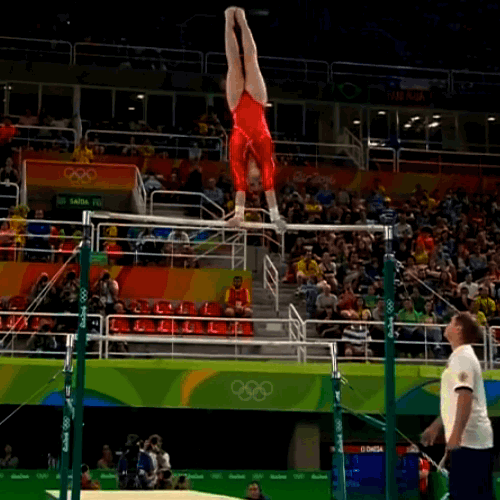 itssimonebiles:Aliya Mustafina defending her Uneven Bars gold medal at the 2016 Olympic Games in Rio