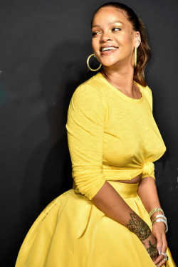 arielcalypso: Rihanna at the launch of Fenty