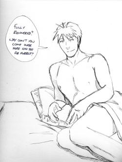  //I have a few *grins* No&hellip; I don&rsquo;t love Jean&hellip; nope&hellip; not at all&hellip;.//  He&rsquo;s just so fiiiine.