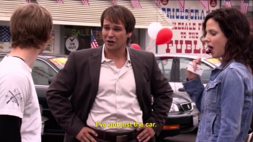 caffreystiles:Now that’s customer service  Used car salesmen, what can’t they deal with?