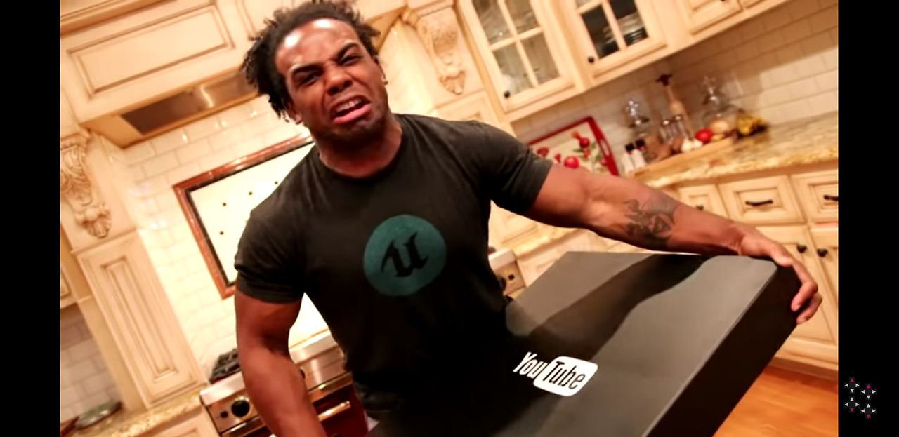 crookedmoonsaultpunk: UpUpDownDown got it’s golden play button! Xavier is going