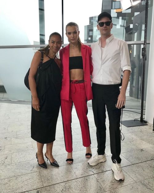 Josephine Skriver, Jesper Thomsen &amp; Jacqueline Friis-Mikkelsen at the Elle Style Awards 2019 in 