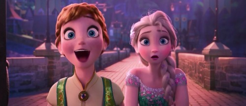 naudreyteampancakes:  Can we talk about how Anna is all like “WHAT A TIME TO BE ALIVE” while Elsa is more like “I did not sign up for this”
