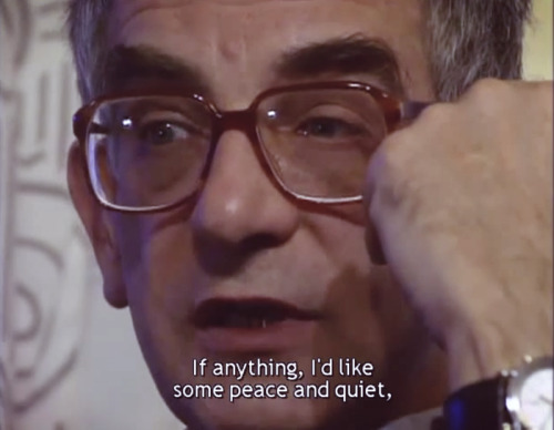 thefilmstage:tarkovskologist:Krzysztof Kieślowski, 1990sWatch him discuss the humanity of his films 