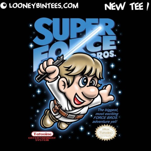 Reposted from @looneybintees SUPER BROS LUKE  tee by our artist @punksthetic is now available in our