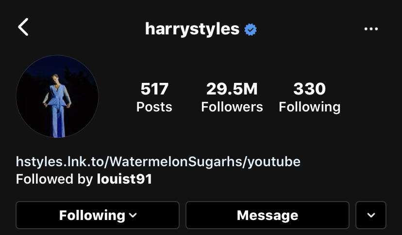 Hl Daily Louis Followed Harry On Instagram 23 July Hl Daily Louis Followed Harry On Instagram 23 July
