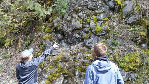 dollar-bin-jazz:Geology fun day on the Olympic Peninsula.