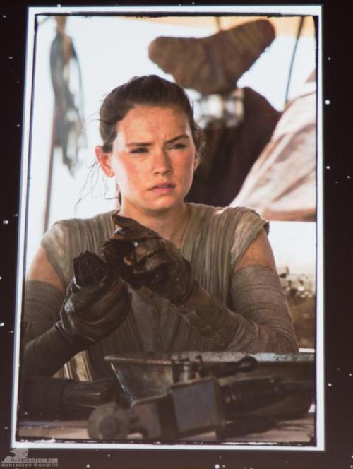 alisondilauerntis:New still of Rey shown at Star Wars Celebration. (x)