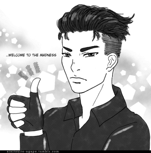 ainitsuite-agape: Well, I KNOW Kubo Sensei will prove me WRONG with her manga on the 26th of May, but the preview of Welcome to the Madness and Yamamoto Sensei interview blowed up my mind and I had to do something about it!  Yuri and Otabek will be