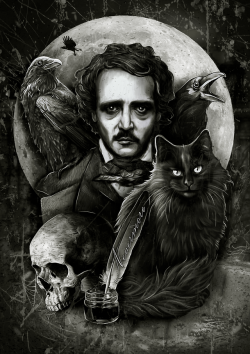 ipoenoticias:  Edgar Allan Poe by Daniil Volodchenko