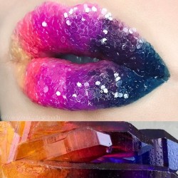 sosuperawesome:  Lip Art by @beyou.byjoh on Instagram  Follow So Super Awesome: Facebook • Pinterest • Instagram • Blog (New)  