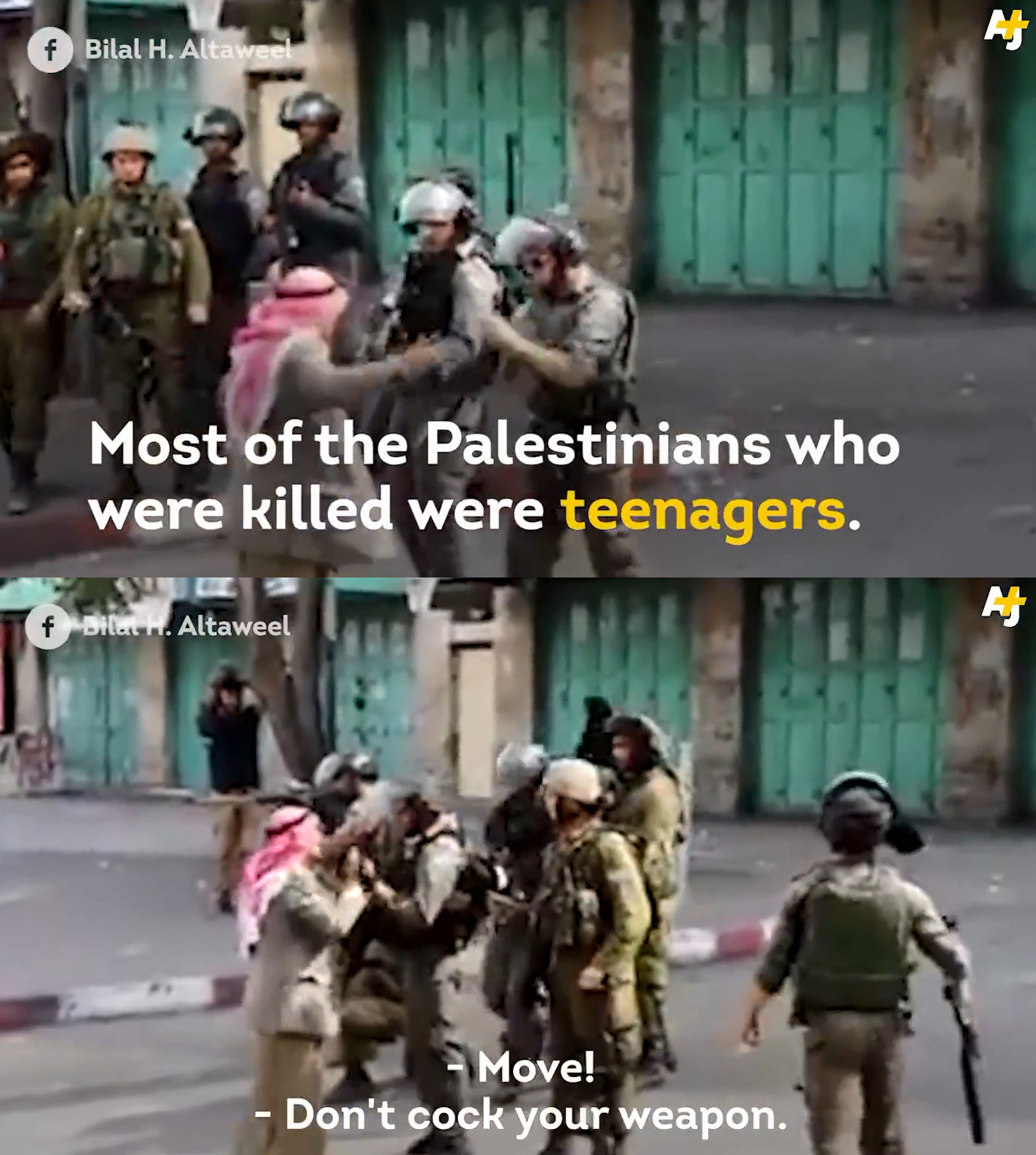pxlestine:  Israeli news be like, a terrorist old man attacked a group of Israeli