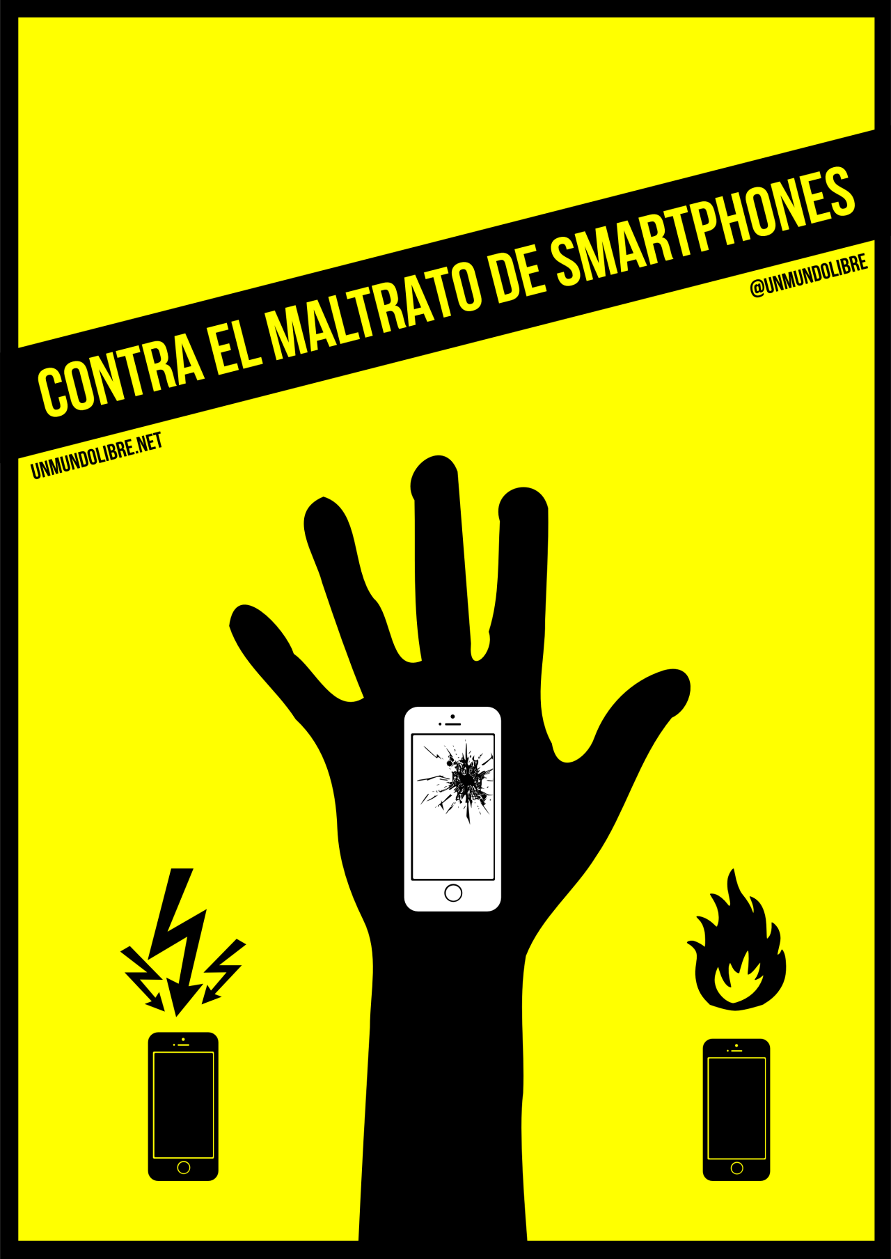 unmundolibre:
“ Contra el maltrato de smartphones…
”