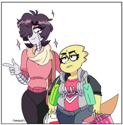 marreeps-art:  shopping with your bff 