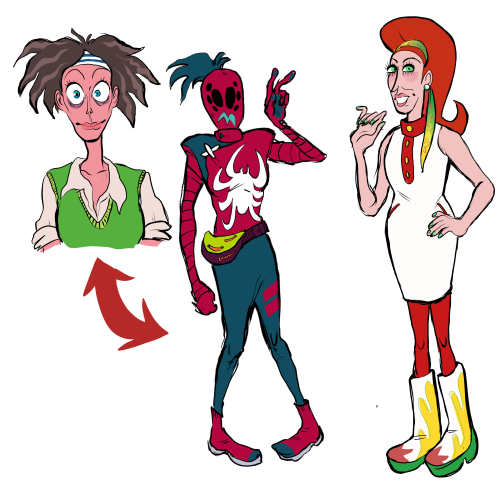 Okay imagine this. Spider-man but with all girls. Gay girls.
