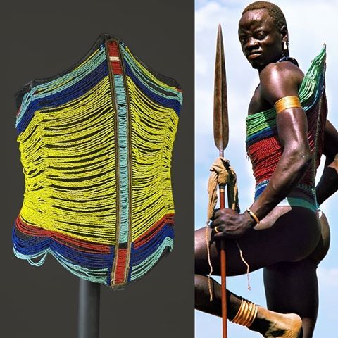 thehighpriestofreverseracism:  I’m highkey obsessed with corsets worn by the Dinka people, and the aesthetic re-appearing in things in other parts of the Afro-diaspora