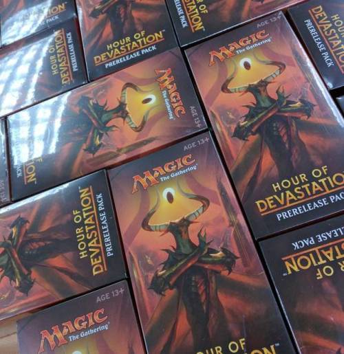 Running the MTG Hour of Devastation Prerelease this weekend! Be sure to let me know if your coming! 