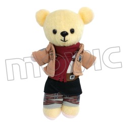 Reservations for Movic’s Survey Corps uniform plush bear (With Mikasa’s scarf) are now open!Release Date: October 8th, 2015Retail Price: 1,080 Yen (Including tax)