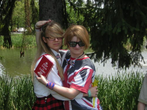 AnimeNEXT ‘13 Sunday Hetalia Photoshoot Part 3US/UK    Prussia/Canada     GerIta    RusAme    