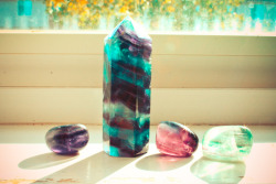 the-crystal-witch:  Flourite ☽O☾