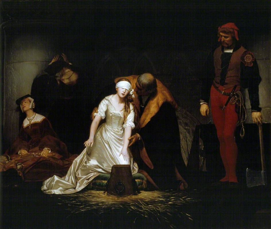 centuriespast:  The Execution of Lady Jane Grey by Paul Delaroche Date painted: c.1834